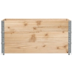 Paretali per Pallet 3 pz 120x80 cm in Legno Massello di Pino