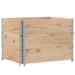 Paretali per Pallet 3 pz 80x60 cm in Legno Massello di Pino