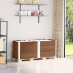 Paretali per Pallet 3pz Marroni 150x50cm Legno Massello di Pino