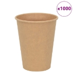 Bicchieri da Caffè in Carta 1000 pz 12oz 300ml Marrone