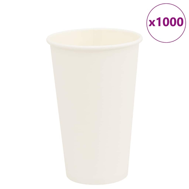 Bicchieri da Caffè in Carta 1000 pz 16oz 400ml Bianco