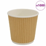 Bicchieri da Caffè in Carta 1000 pz 4oz 100ml Marrone