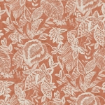 DUTCH WALLCOVERINGS Carta da Parati Mae Arancione e Beige