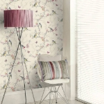 DUTCH WALLCOVERINGS Carta da Parati "Phoebe" Lilla