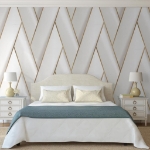 DUTCH WALLCOVERINGS Carta da Parati Geometric Bianco e Oro