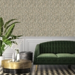 DUTCH WALLCOVERINGS Carta da Parati Phoenix Verde e Beige