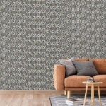 DUTCH WALLCOVERINGS Carta da Parati Galactic Argento e Marrone