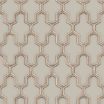 DUTCH WALLCOVERINGS Carta da Parati Geometric Oro e Verde