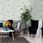 DUTCH WALLCOVERINGS Carta da Parati "Phoebe" Menta