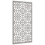 Decorazione Muro da Giardino 105x55 cm Moresco Acciaio Corten