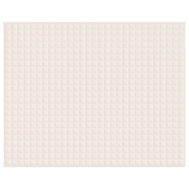 Coperta Ponderata Crema Chiaro 235x290 cm 11 kg Tessuto