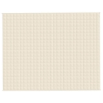 Coperta Ponderata Crema Chiaro 235x290 cm 11 kg Tessuto