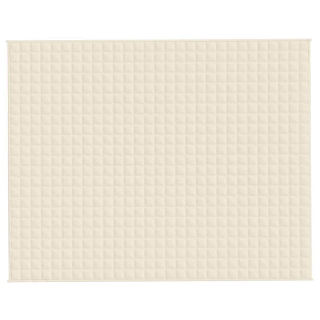 Coperta Ponderata Crema Chiaro 235x290 cm 15 kg Tessuto