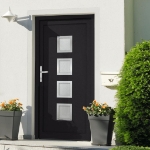 Porta Ingresso Antracite 88x200 cm in PVC