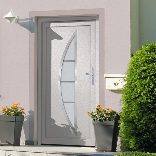 Porta Ingresso Bianca 98x190 cm in PVC