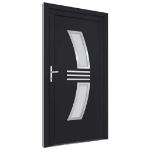 Porta Ingresso Antracite 98x208 cm in PVC