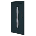 Porta Ingresso Antracite 98x208 cm in PVC