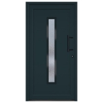 Porta Ingresso Antracite 108x208 cm in PVC