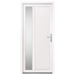 Porta Ingresso Bianca 98x208 cm in PVC