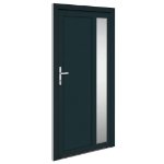 Porta Ingresso Antracite 108x208 cm in PVC