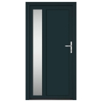 Porta Ingresso Antracite 108x208 cm in PVC