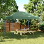 Tenda da Festa Pieghevole Pop-Up Verde 410x279x315 cm