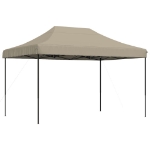 Tenda da Festa Pieghevole Pop-Up Tortora 410x279x315 cm