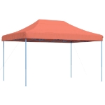 Tenda da Festa Pieghevole Pop-Up Terracotta 440x292x315 cm