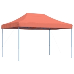 Tenda da Festa Pieghevole Pop-Up Terracotta 410x279x315 cm