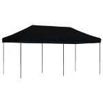 Tenda da Festa Pieghevole Pop-Up Nero 580x292x315 cm