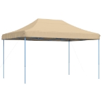 Tenda da Festa Pieghevole Pop-Up Beige 440x292x315 cm