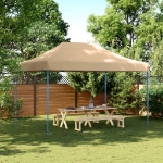 Tenda da Festa Pieghevole Pop-Up Beige 410x279x315 cm