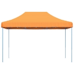 Tenda da Festa Pieghevole Pop-Up Arancione 410x279x315 cm