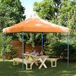 Tenda da Festa Pieghevole Pop-Up Arancione 292x292x315 cm