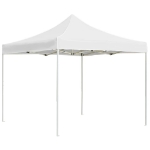 Gazebo Professionale Pieghevole in Alluminio 3x3m Bianco