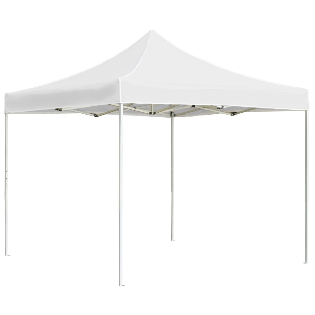 Gazebo Professionale Pieghevole in Alluminio 3x3m Bianco