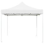 Gazebo Professionale Pieghevole in Alluminio 3x3m Bianco