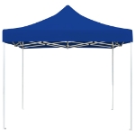 Gazebo Professionale Pieghevole in Alluminio 3x3 m Blu