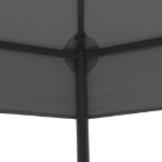 Gazebo da Giardino 323x275x265 cm Antracite