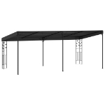 Gazebo a Parete 6x3x2,5 m Antracite