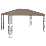 Gazebo 4x3 m Grigio Talpa