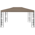 Gazebo 4x3 m Grigio Talpa