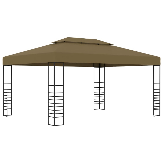 Gazebo 3x4 m Grigio Talpa 180 g/m²