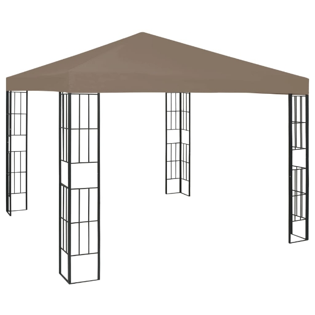 Gazebo 3x3 m Grigio Talpa