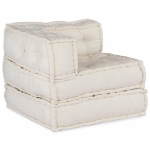 Pouf Modulare Crema 70x70x54 in Tessuto