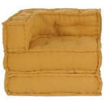 Pouf Modulare Giallo 70x70x54 in Tessuto