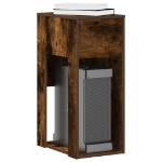 Supporto per Computer a Torre con Cassetto Rovere 30x44x74 cm