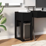 Supporto a Torre per Computer con Cassetto Nero 30x44x74 cm