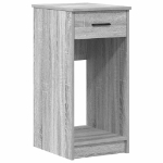 Supporto a Torre per Computer con Cassetto Grigio 35x45x77 cm