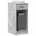 Supporto a Torre per Computer con Cassetto Grigio 35x45x77 cm